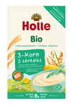Terci de cereale integrale 3 cereale fără adaos de zaharuri fără gluten de la 6 luni BIO 250 g - Holle