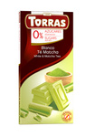 Ciocolată albă cu Matcha fără zahăr 75 g – Torras