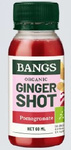 Ginger shot cu rodie fără zahăr adăugat bio 60ml - Bangs